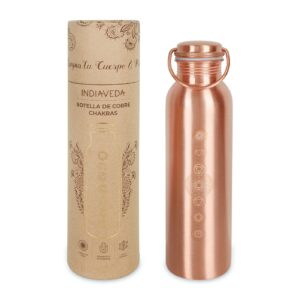 Botella Cobre Chakras - INDIAVEDA
