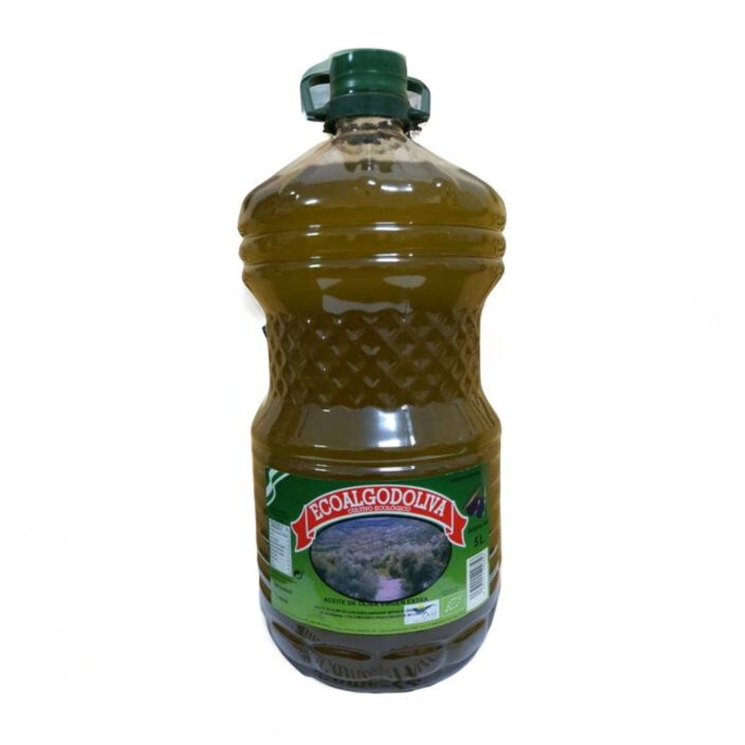 Aceite Oliva V.E. sin filtrar GARRAFA Eco 5l-ECOALGODOLIVA