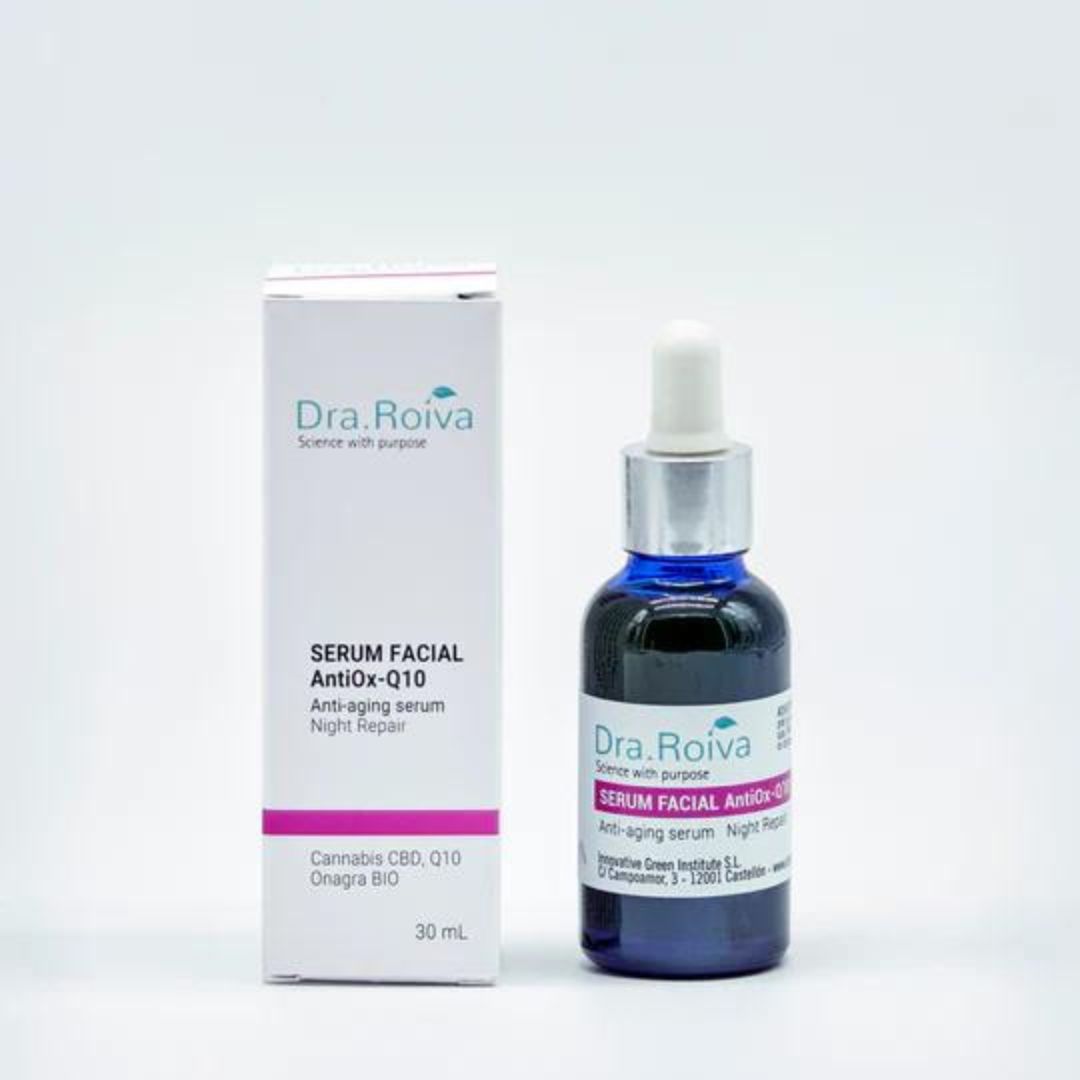 Serúm facial regenerador antiarrugas Q10 CBD ONAGRA 30ml - DRA. ROIVA